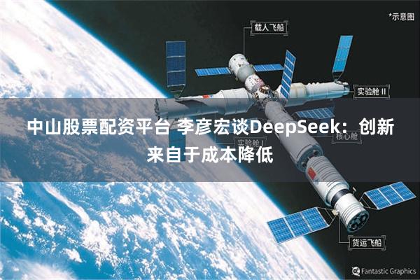 中山股票配资平台 李彦宏谈DeepSeek：创新来自于成本降低