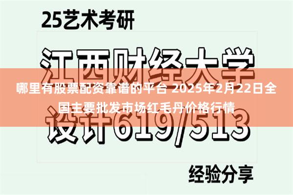 哪里有股票配资靠谱的平台 2025年2月22日全国主要批发市场红毛丹价格行情